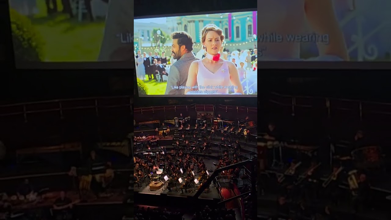 Ramcharan JrNtr Naatu Naatu at Royal Albert Hall RRR live orchestra #ramcharan #jrntr #rrr #trending