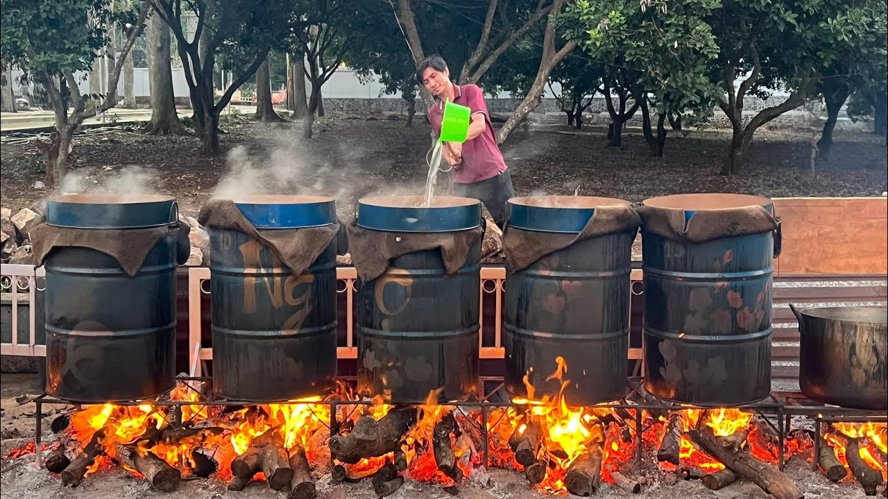 Quá Tấp Nập Phấn Khởi Nấu Hơn Một Nghìn Chiếc Bánh Chưng - 2026 Tại Giáo Xứ Bảo Thị - GP Xuân Lộc