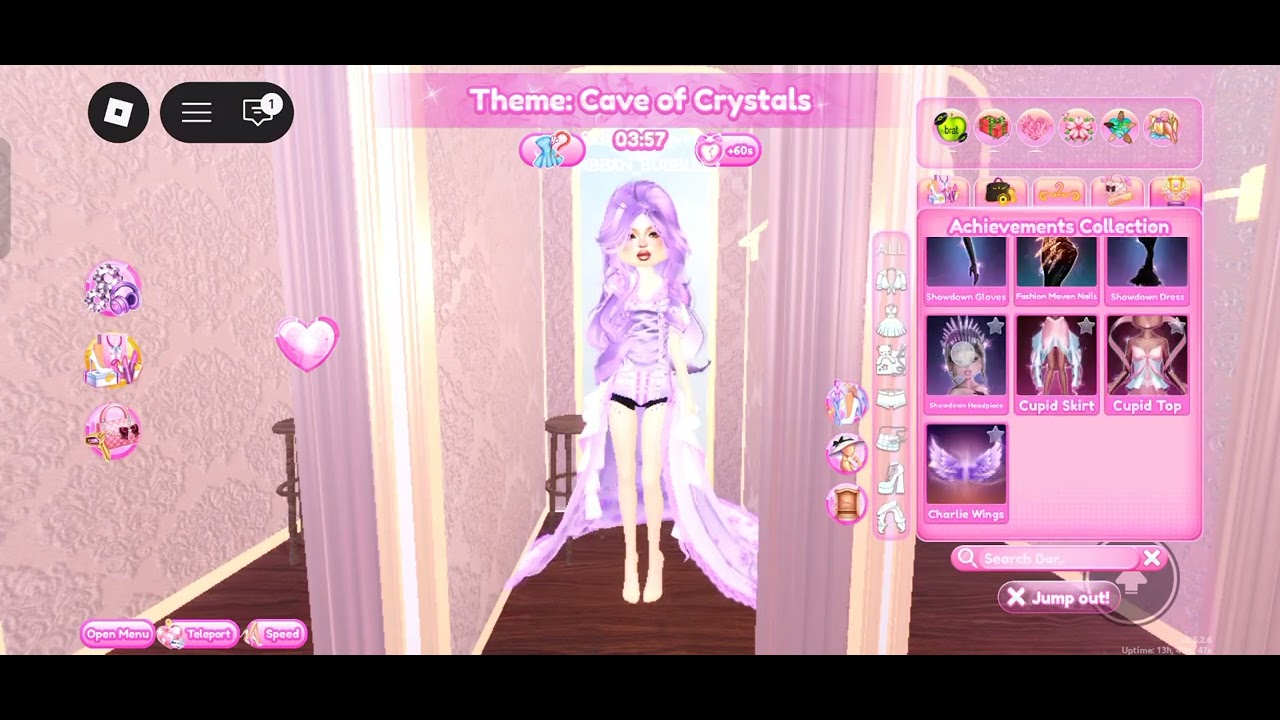 Playing dti on Roblox 💜 #roblox #dtioutfits #@ribbxn_bubbles 