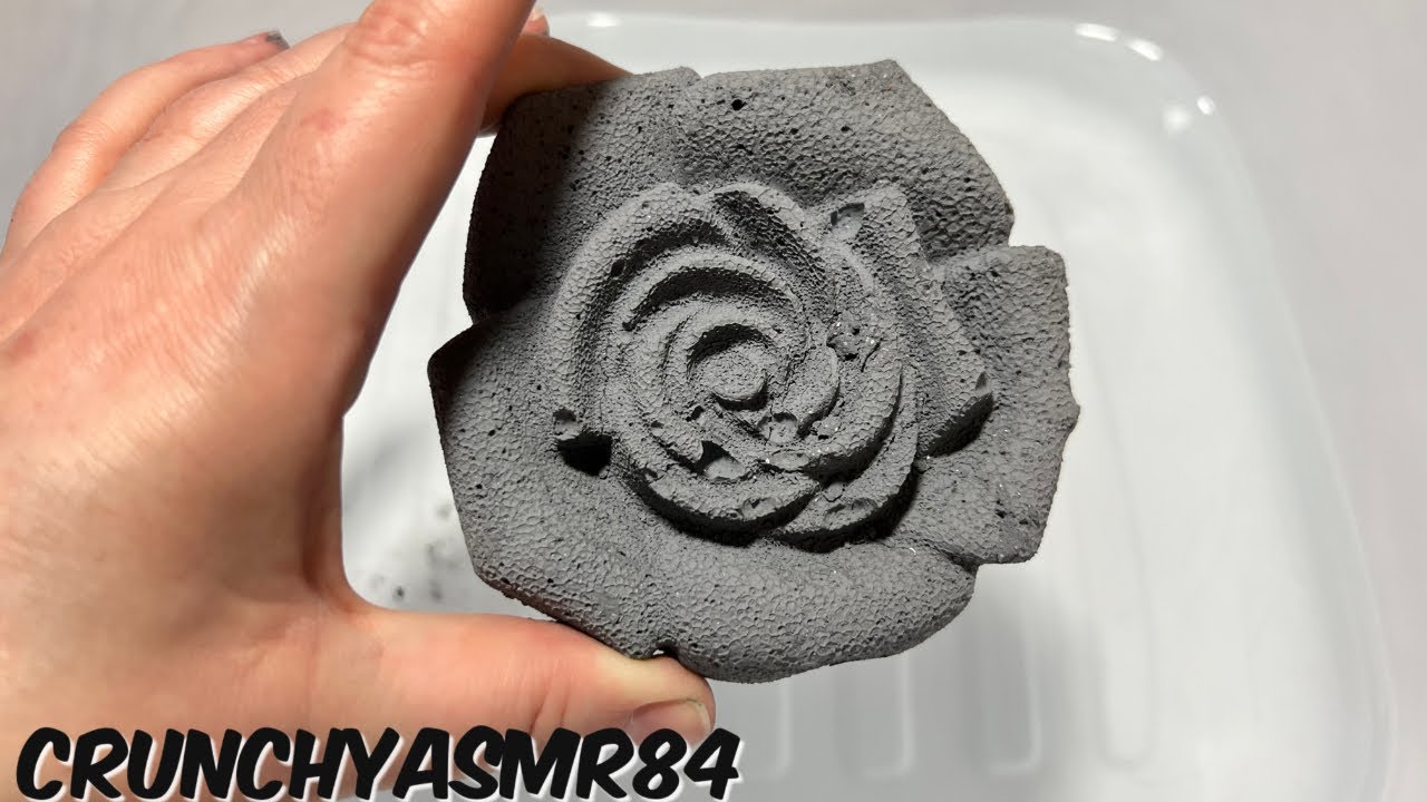 Dark Gray Roses & Skulls Water Crush | Oddly Satisfying | ASMR | Sleep Aid