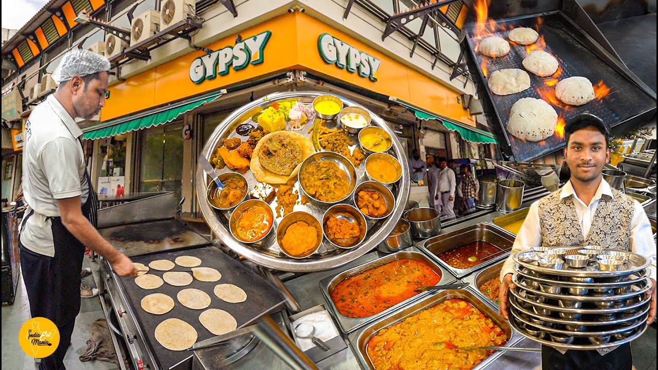 Biggest 36+ Items Wali Rajasthani Thali At Gypsy Restaurant Rs. 499/- Only l Jodhpur Food Tour