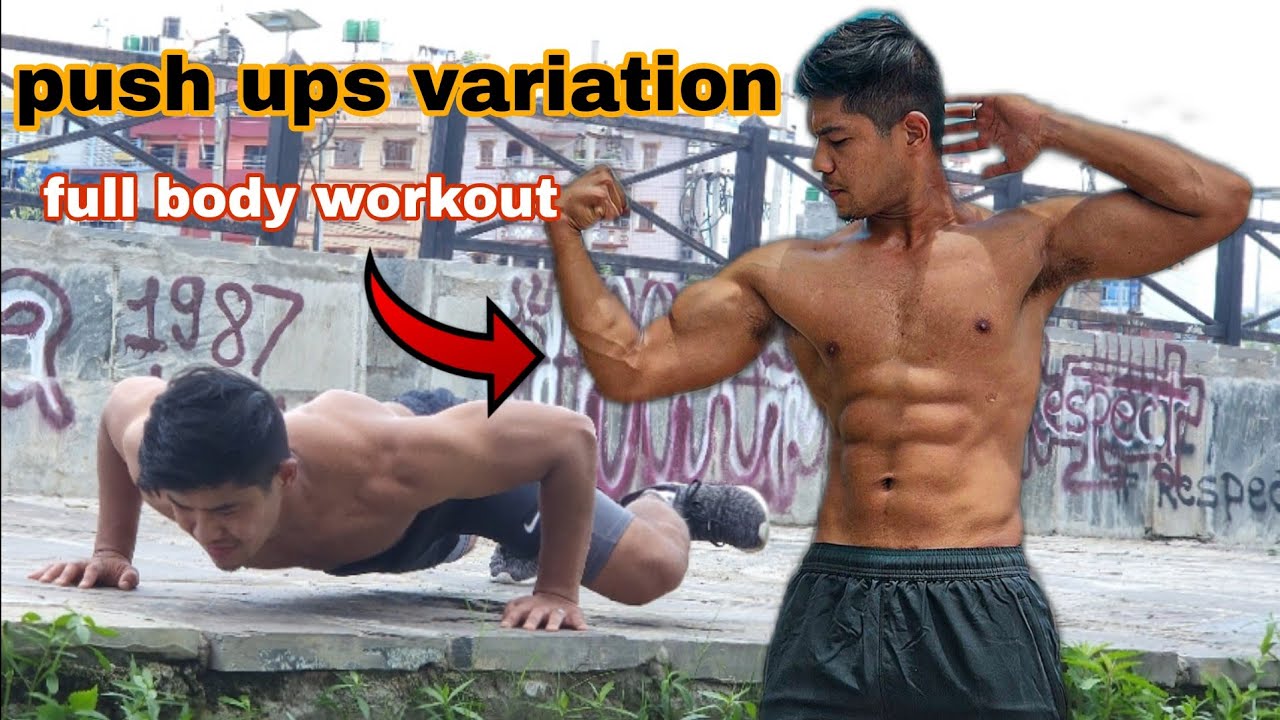 full body workout push ups variation ( 👉taget full body ) #runexfitness