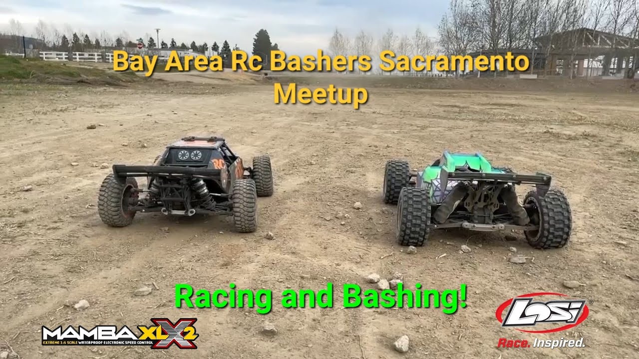 Bay area rc Bashers Sacramento meet up.5th-10th scale bashing and racing! Infraction Double Backflip