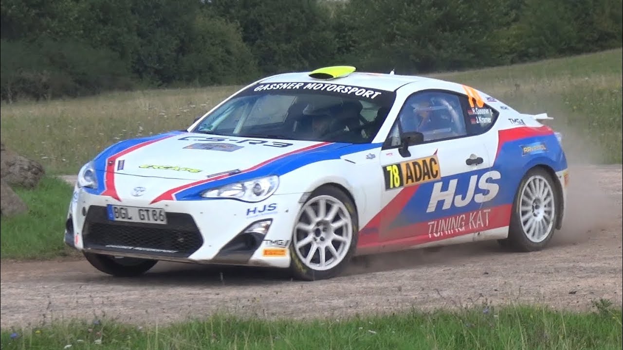 Toyota GT86 CS-R3 Rally Car - Intake Sound & Action at WRC Rallye Deutschland!