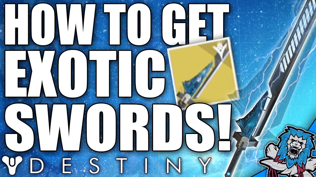 Destiny: How To Get EXOTIC SWORDS - Bolt-Caster / Dark-Drinker / Raze-Lighter