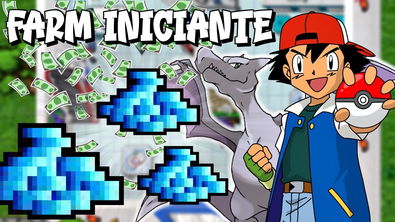 COMO FARMAR MUITO DINHEIRO NO COMEÇO DO JOGO | POKECROC POKETIBIA PC E MOBILE 2025