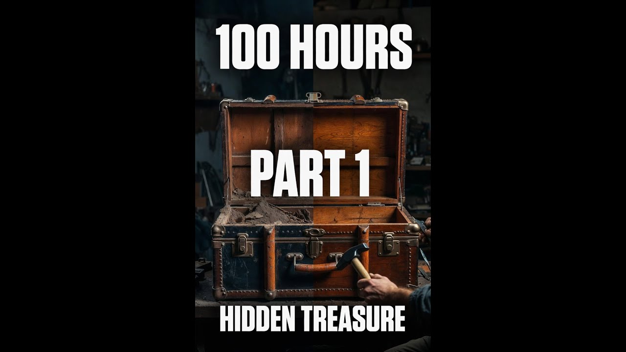 Part 1 | I Spent 100 Hours Restoring This Vintage Steamer Trunk 🧳🔥
