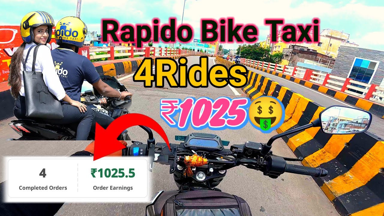 Rapido lo అన్నీ long rides😍|rapido Bike Taxi 🤑|delivery boy job@ntvlogs4895 