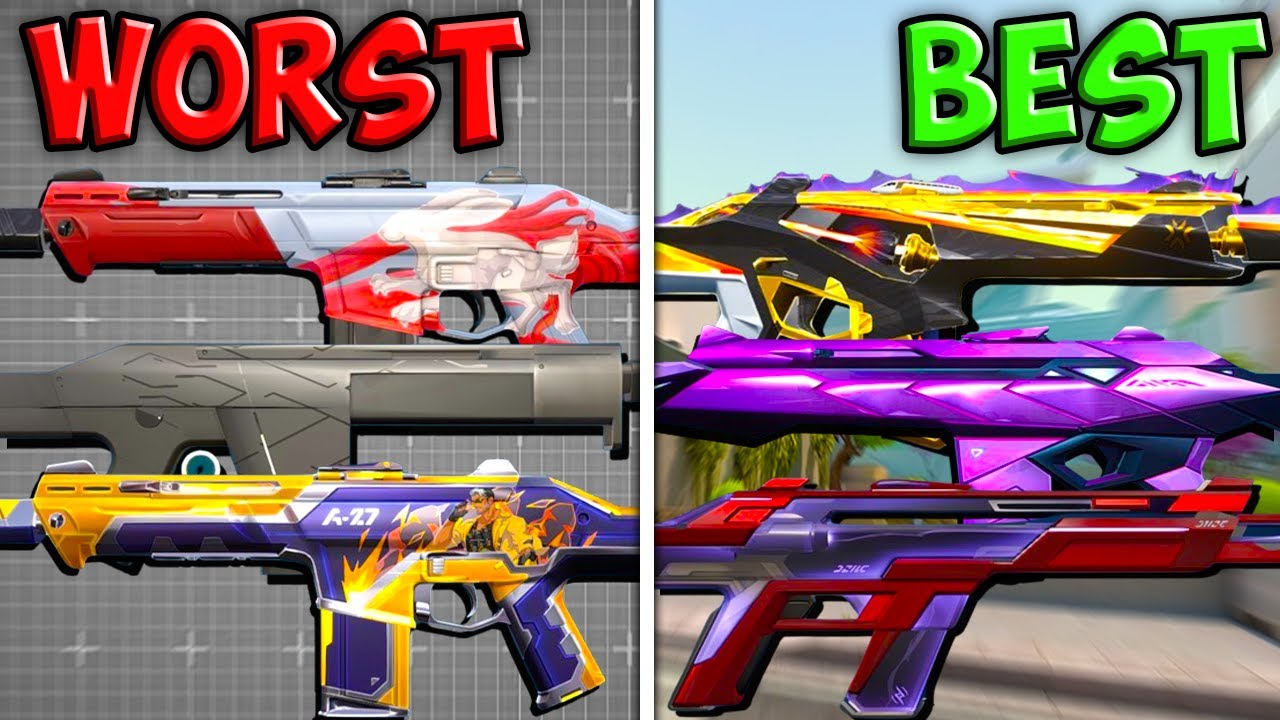 Ranking Every Phantom Skin In VALORANT