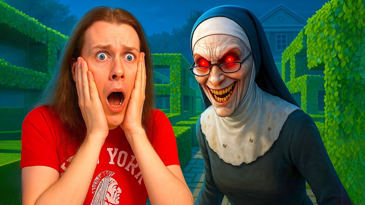 Je Suis ENFERMÉ Dans Le Labyrinthe De La NONNE ! 😩 (Evil Nun The Broken Mask) - Délires de Max