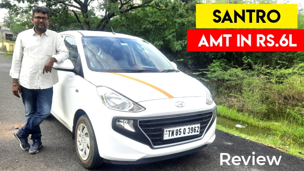 Hyundai Santro 2021 - AMT variant in Rs.6L | Tamil review | Good Entry level car? | Birlas Parvai