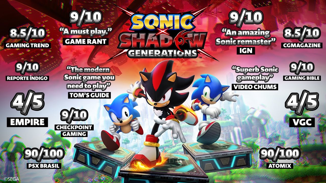 SONIC X SHADOW GENERATIONS - Accolades Trailer