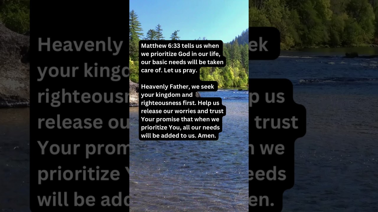 Your Provision is Guaranteed! Seek God First | Matthew 