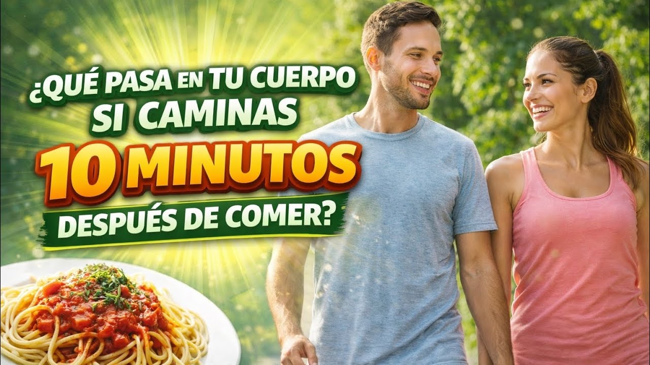 ¿Qué Pasa en Tu Cuerpo Si Caminas 10 Minutos Después de Comer? ✅