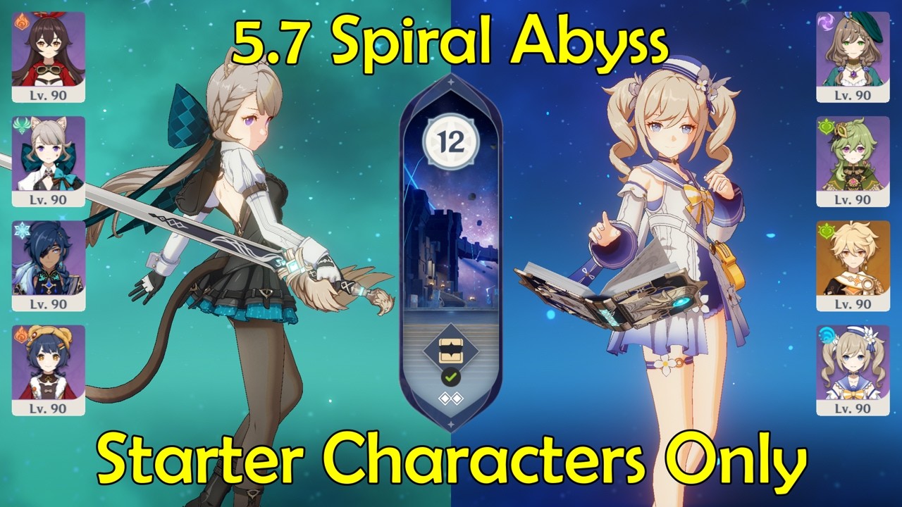 Starter Characters Only: 5.7 Spiral Abyss