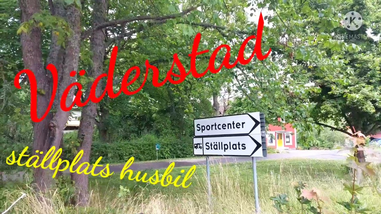 Fricamping (ställplatser husbil) Väderstad skola, Östergötland, Sweden.