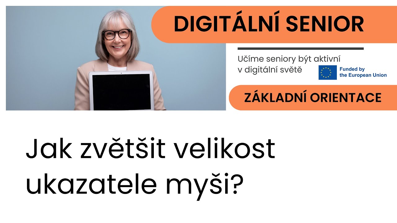 Jak zvětšit kurz myši?