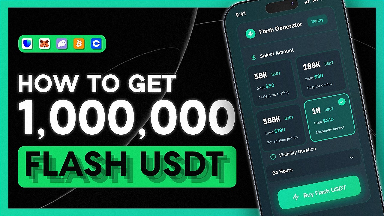 How to Generate Flash USDT TRC20 2026 &ndash; Full Live Tutorial: 1 Million Tokens with Trust Wallet