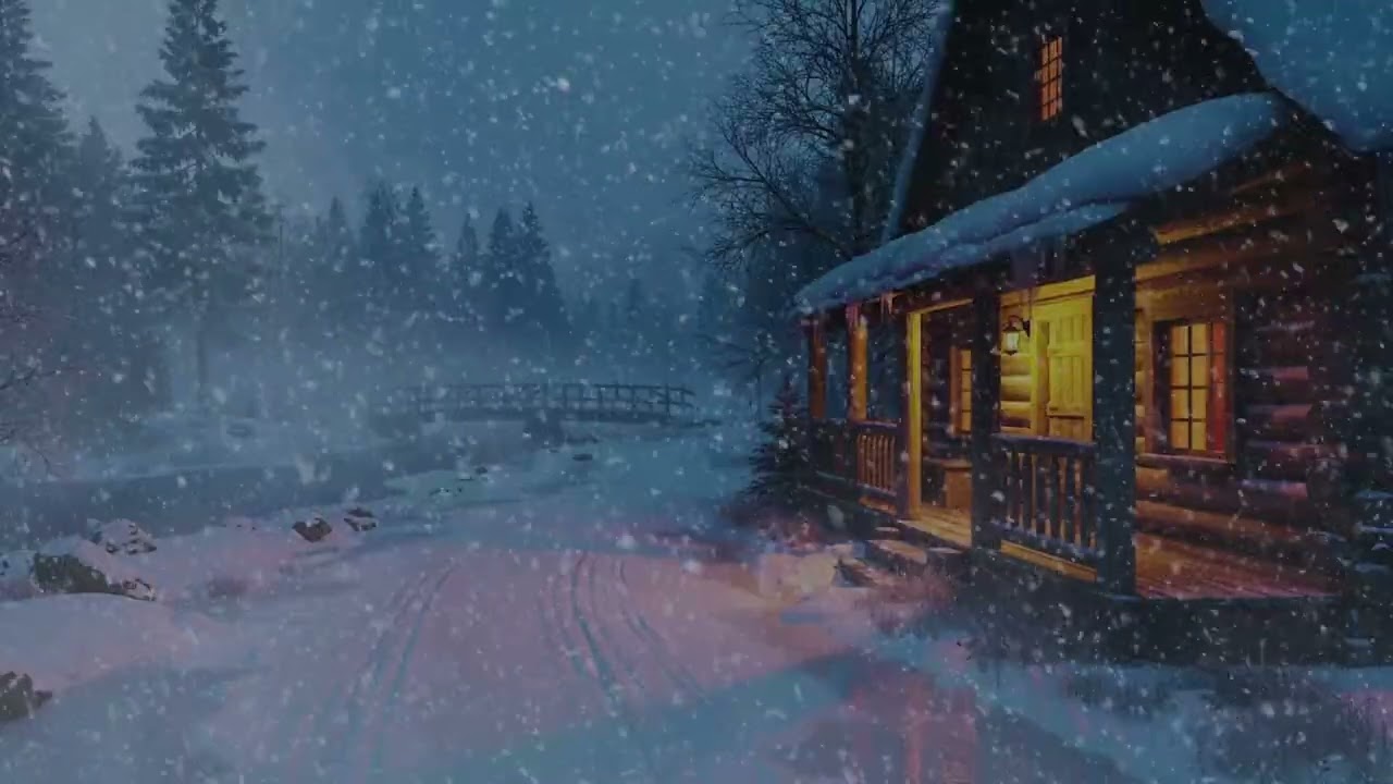 Heavy Snowfall Relaxation 🌨️ Snow Sounds for Sleep & Stress Relief – Snowvae