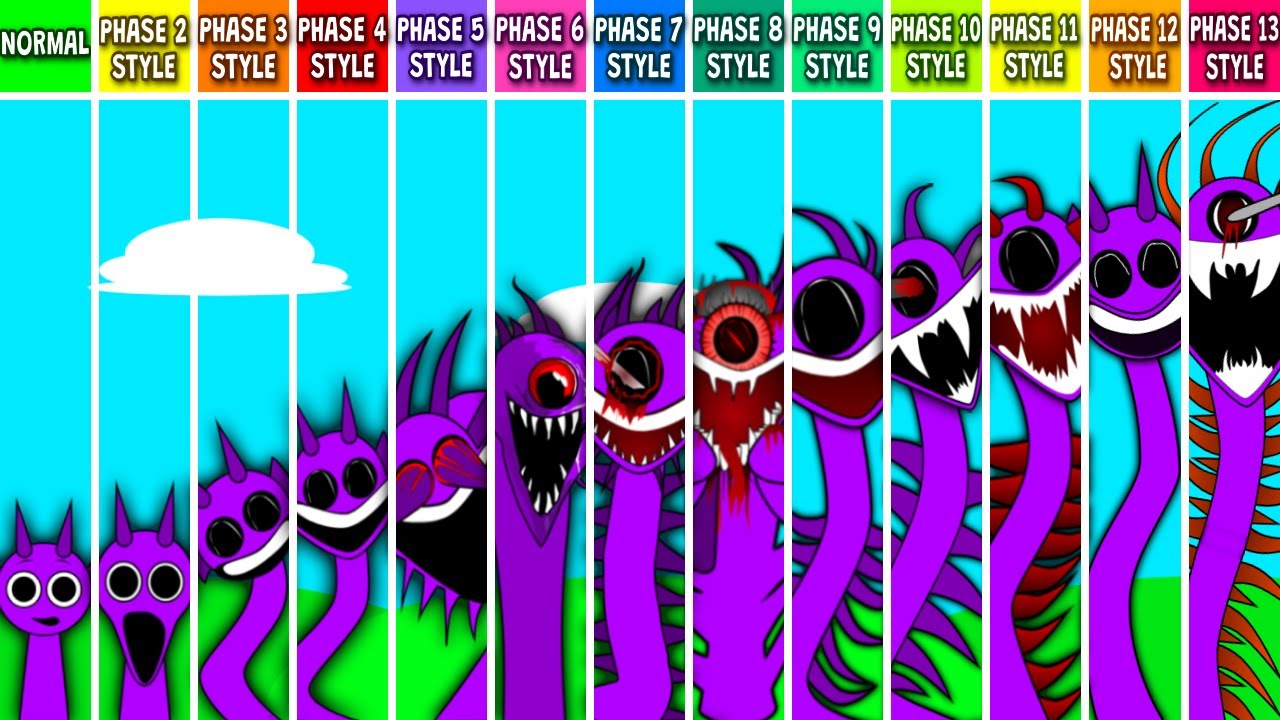 Sprunki Original But VS Phase 2-3-4-5-6-7-8-9-10-11-12-13 Style (DAYLIGHT Version)