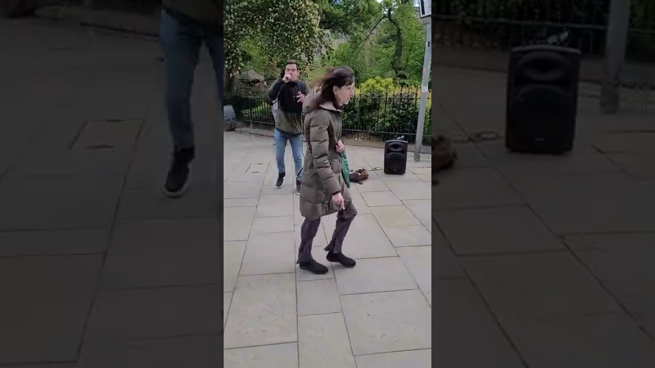 Guy called  Eloquent. rapping in Edinburgh Scotland.