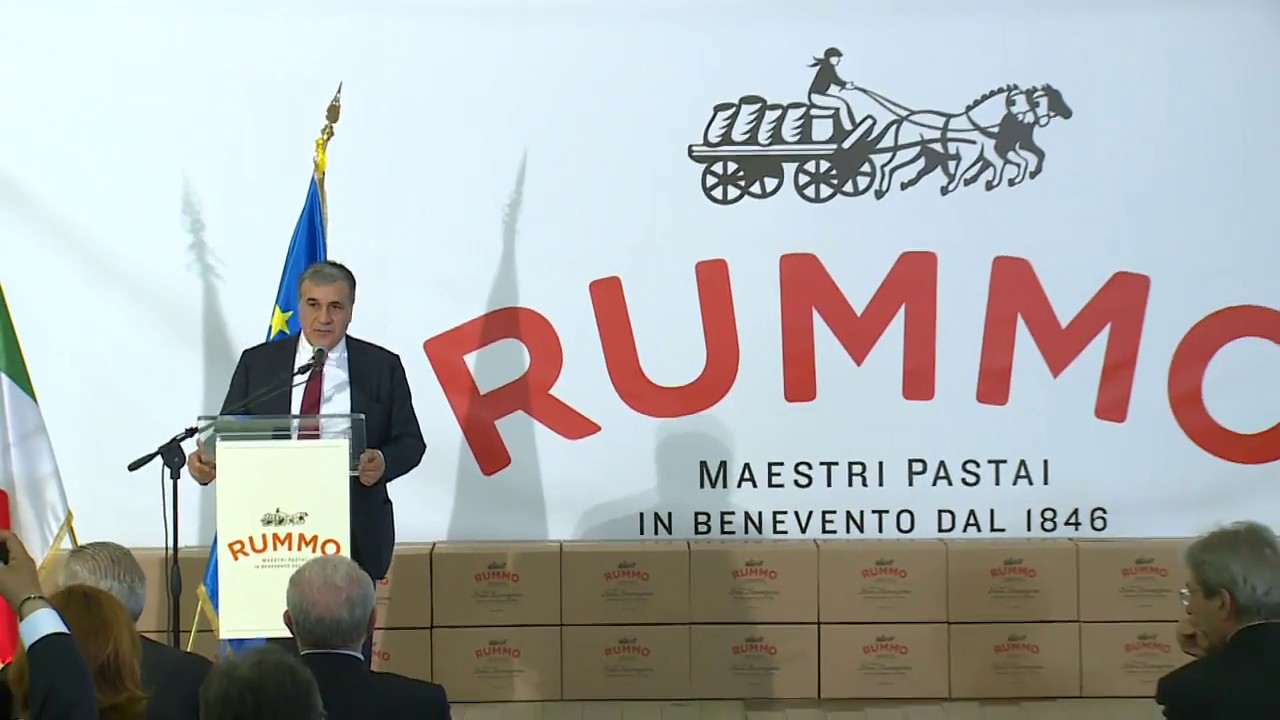 Intervento di Gentiloni allo stabilimento Pastificio Rummo a Benevento  (26/04/2017)