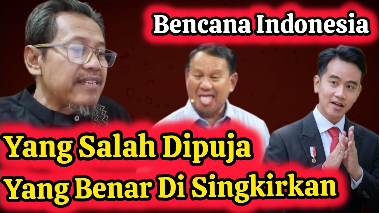 Bencana Indonesia Mendapatkan Presiden Dan Wakil Seperti ini⁉️