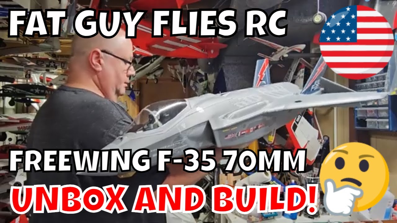 Распаковка и сборка FREEWING F-35 70MM! от Fat Guy Flies RC