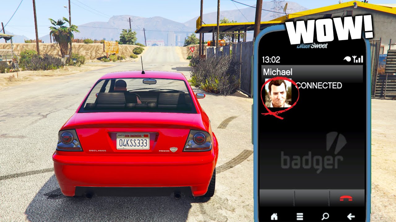 What Happens If You Steal Michael's Car in GTA 5 (Declasse Premier)