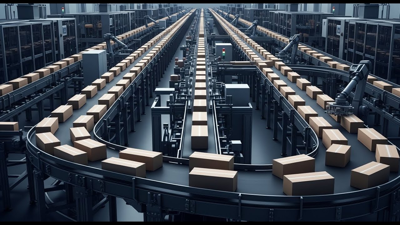 ⚙ Inside an Automated Industrial Packaging Process