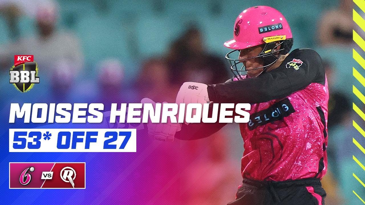 Moises Henriques Goes Massive With Match-Winning Fifty | #BBL14
