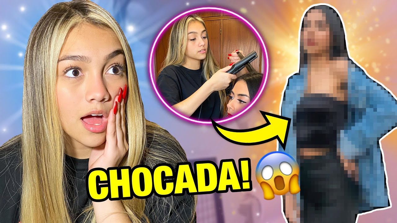 TRANSFORMEI MINHA AMIGA PORTUGUESA *irreconhecível*😱🔥 | Lah Rios