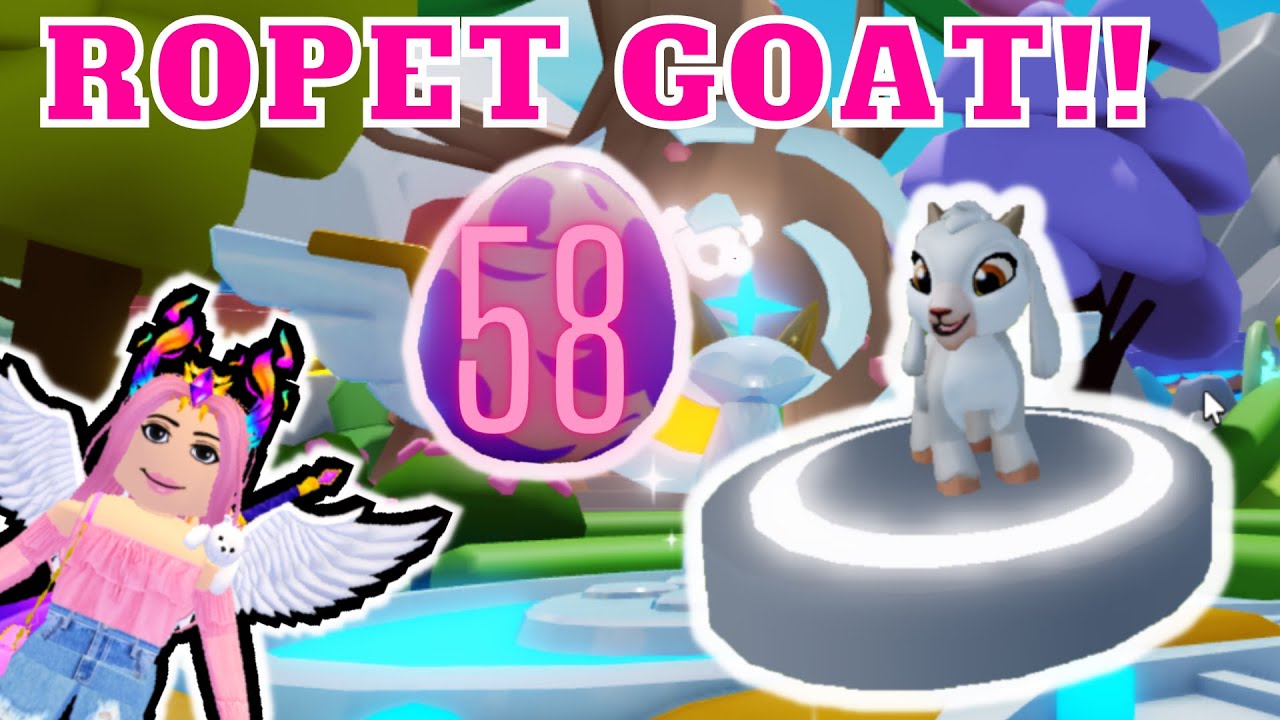 The New Goat is Here in Ropets, How Many Can I Hatch Of This Adorable Pet in Roblox Ropets!!