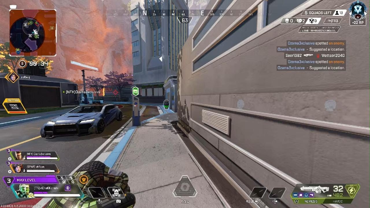 Apex Legends D4 Ranked Caustic Gameplay