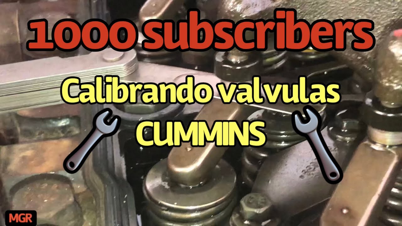 Cummins de 24 válvulas. Calibración de válvulas
