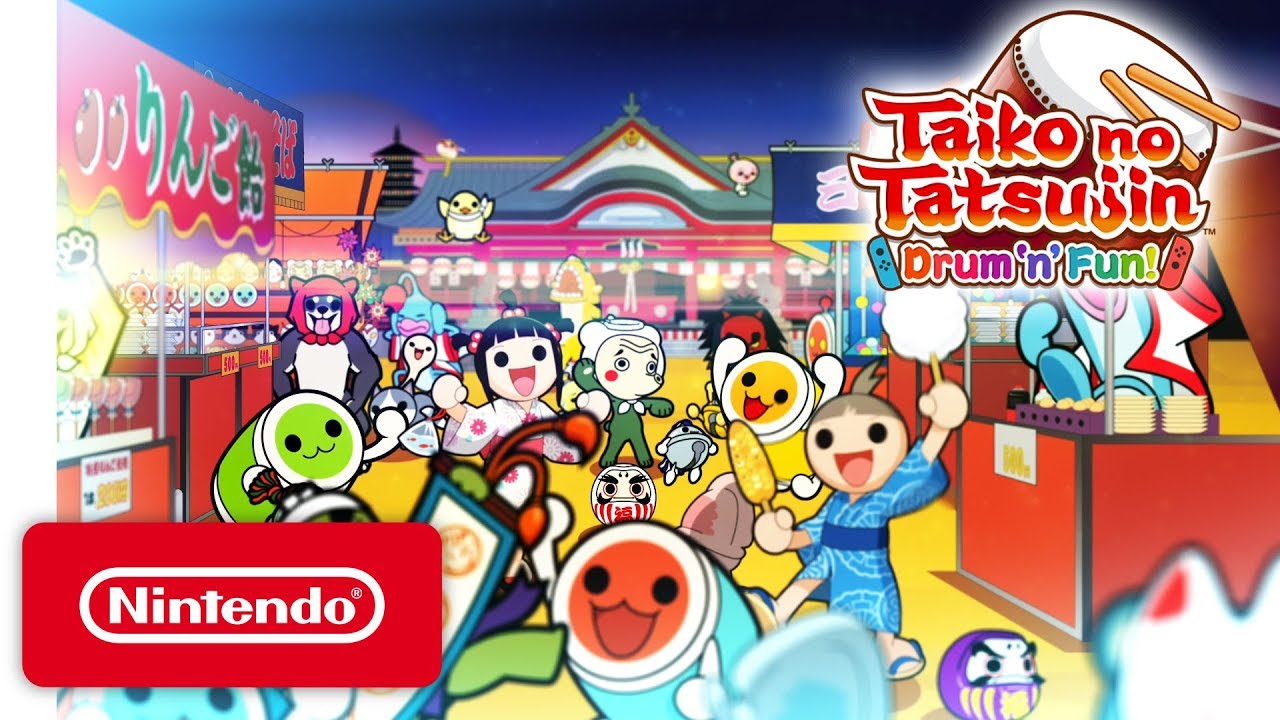 Taiko no Tatsujin: Drum &lsquo;n&rsquo; Fun! - Gameplay Trailer - Nintendo Switch