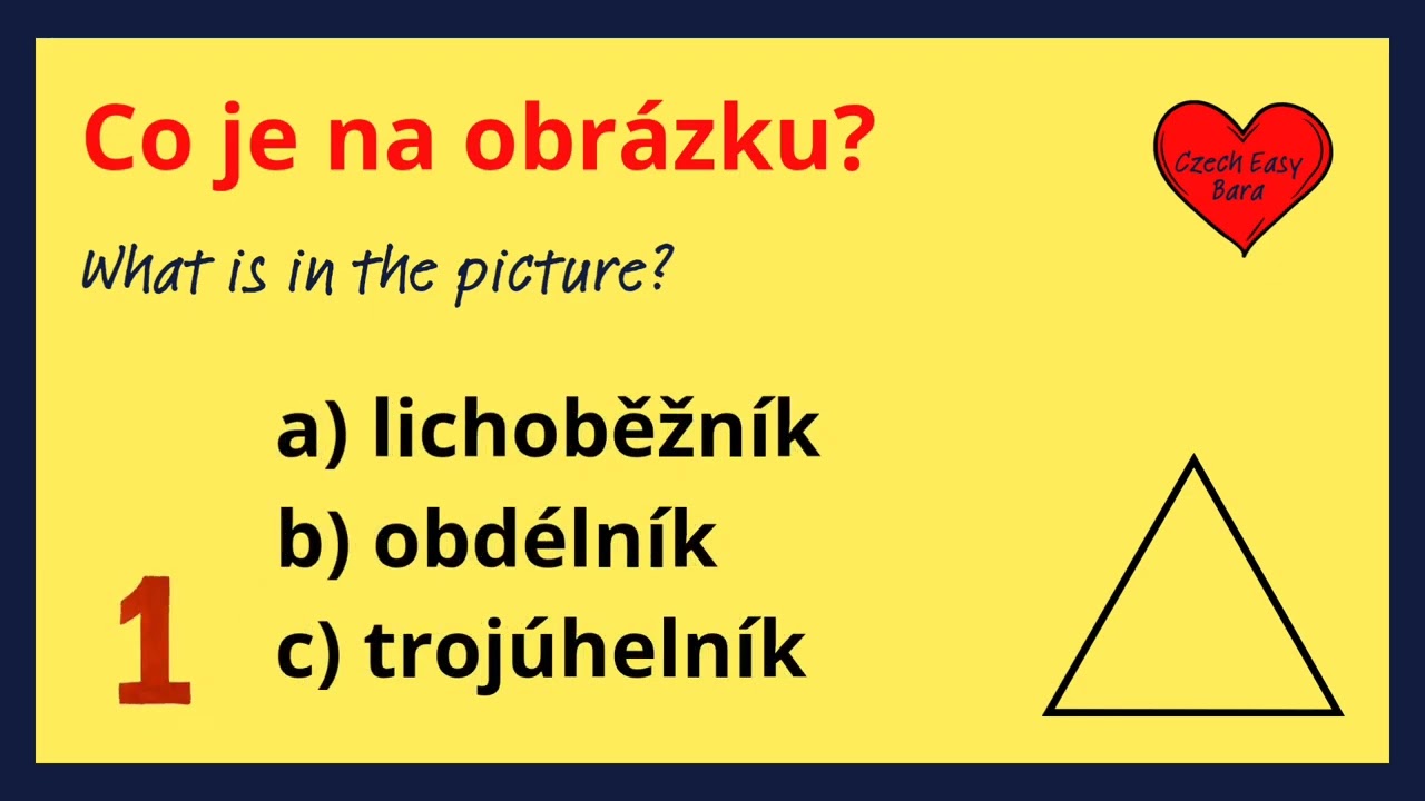 TVARY - SHAPES by@CzecheasyBara #expatscz #czechlanguage #czechquiz #learnczech #czech 