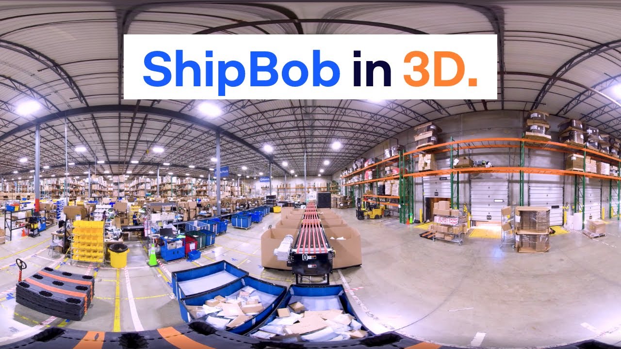 ShipBob Fulfillment Center Guided Tour - 3D 360° VR Video