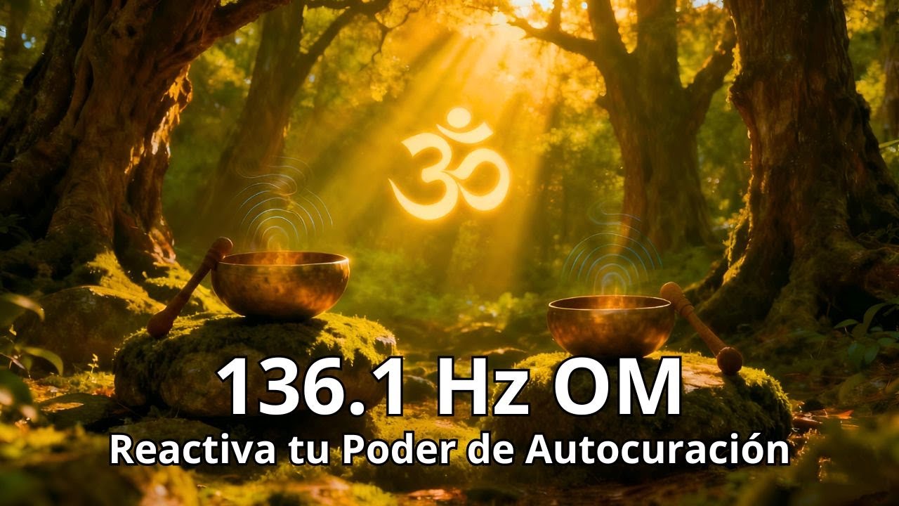 136.1 Hz OM: LA FRECUENCIA SAGRADA QUE REACTIVA TU PODER DE AUTOCURACIÓN (Cuencos Tibetanos + Bosque
