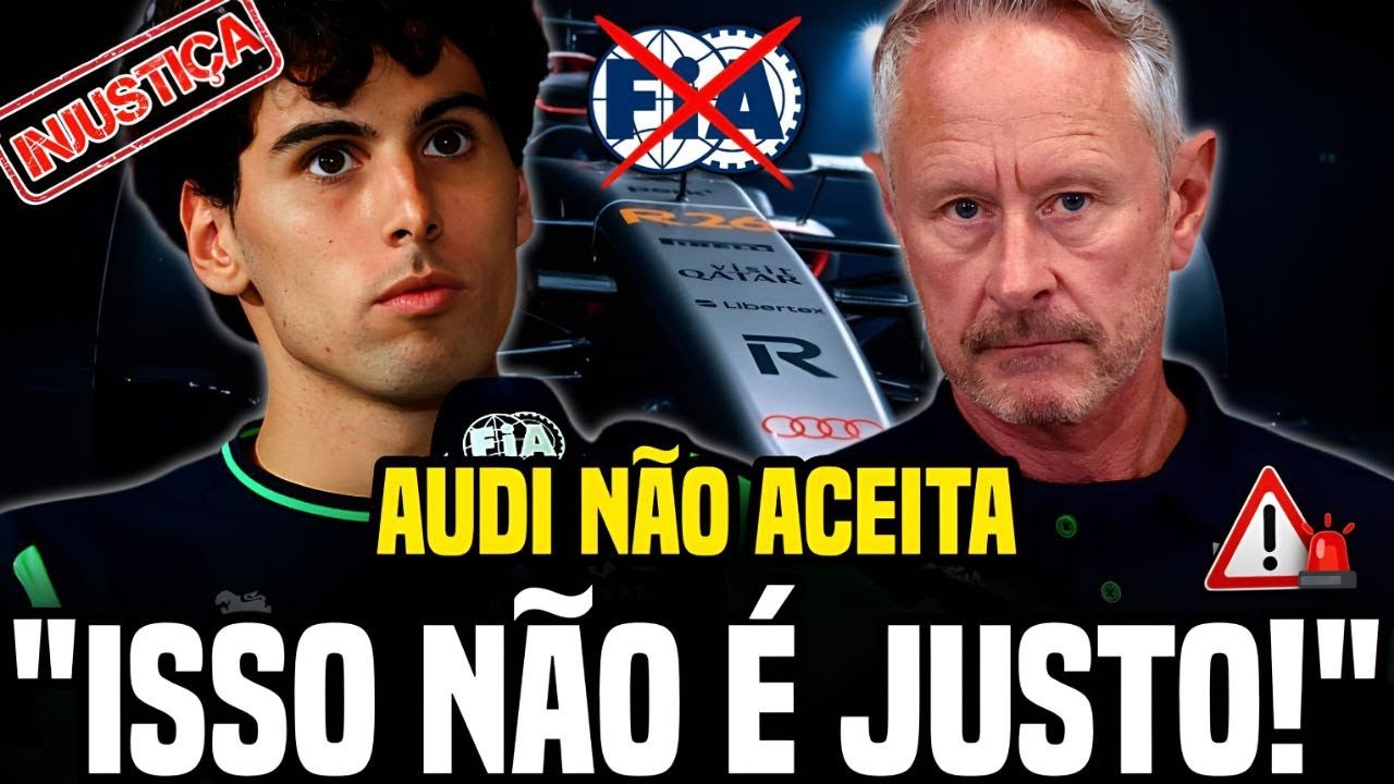🚨AUDI SE DIZ EM DESVANTAGEM NO REGULAMENTO 2026 APÓS FALHA DO R26 NOS TESTES DA F1