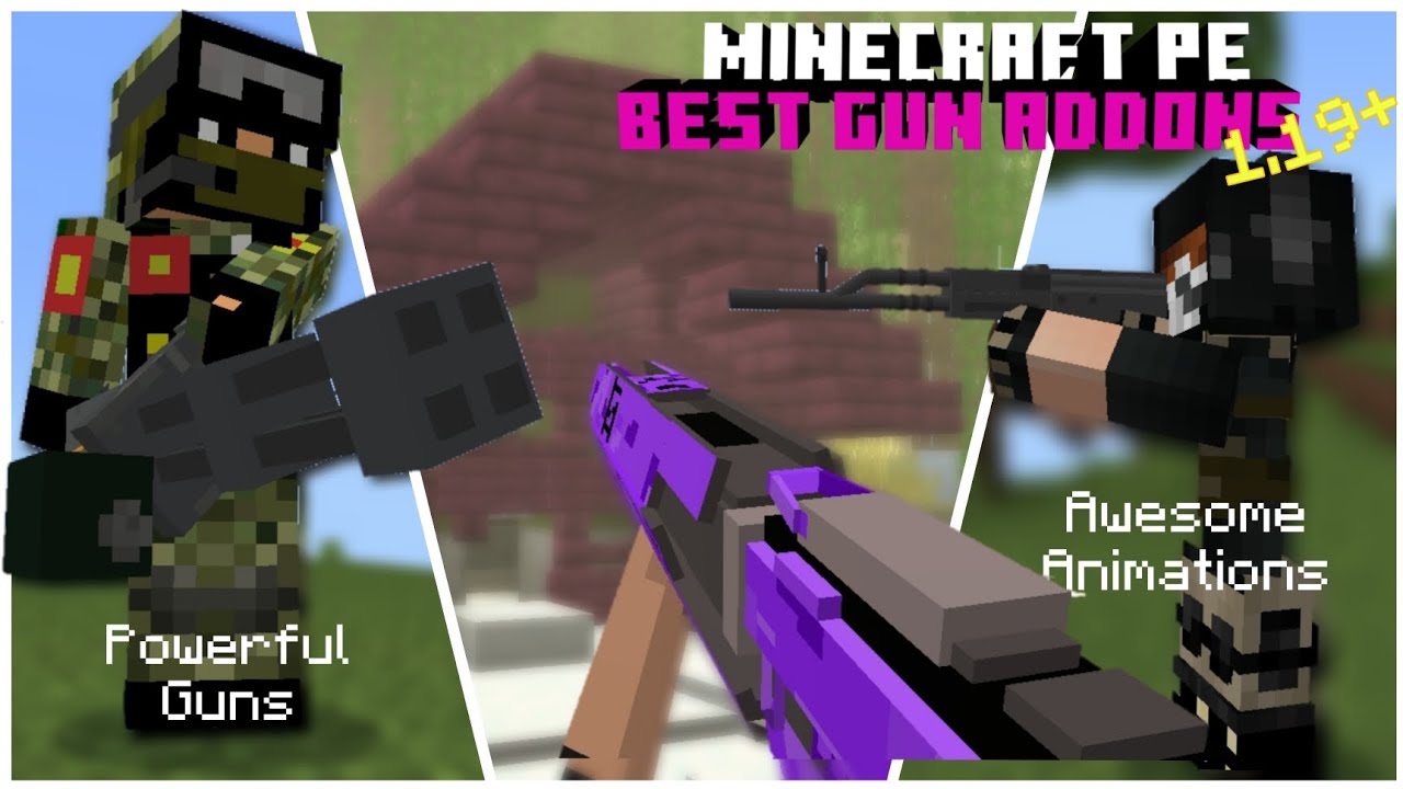 Эти 5 дополнений для оружия &mdash; лучшие для MCPE 1.19.