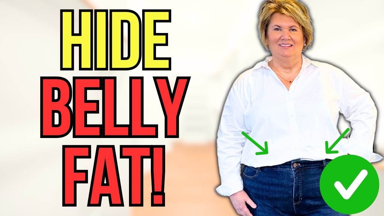 The ONLY Way to Tuck Your Shirt if You Have a Tummy (Look 10lbs Slimmer Instantly!)🔥