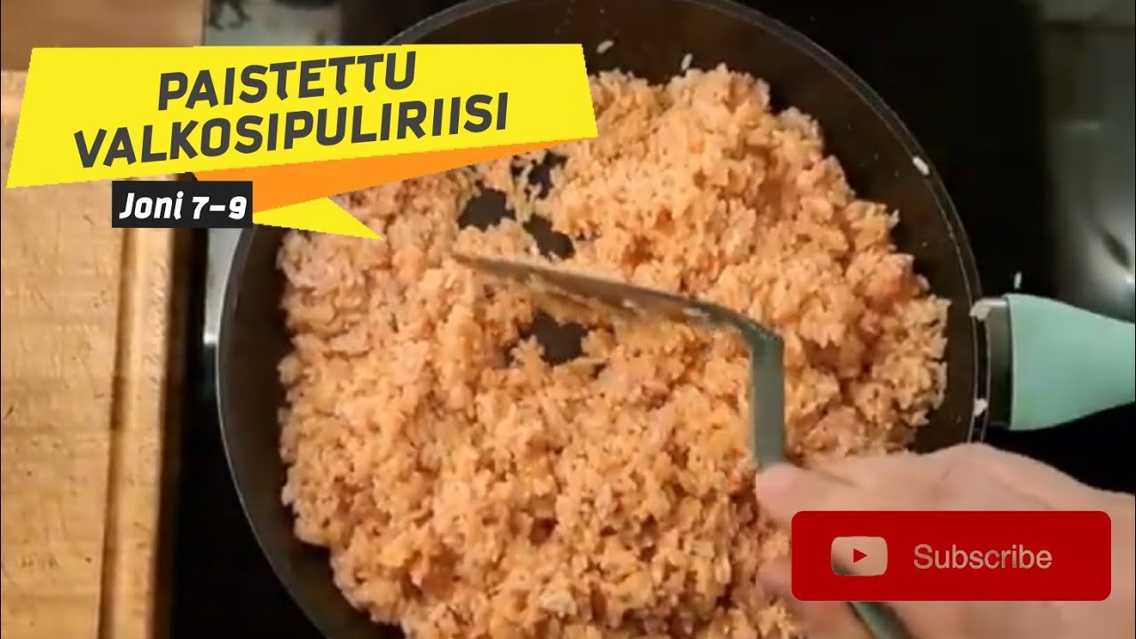 Paistettu valkosipuliriisi