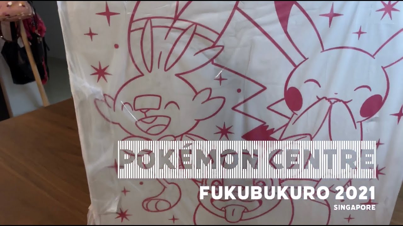 (Not So Lucky Bag) Pok&eacute;mon Centre Singapore Fukubukuro (Lucky Bag) 2021 Unboxing | Singapore