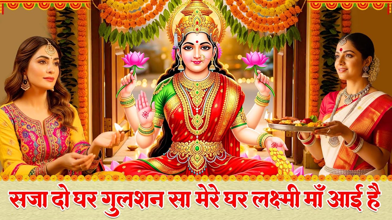 माँ लक्ष्मी आई है (सजा दो घर को गुलशन सा ) | Saja Do Ghar Ko Gulshan Sa | Latest Laxmi Mata Bhajan