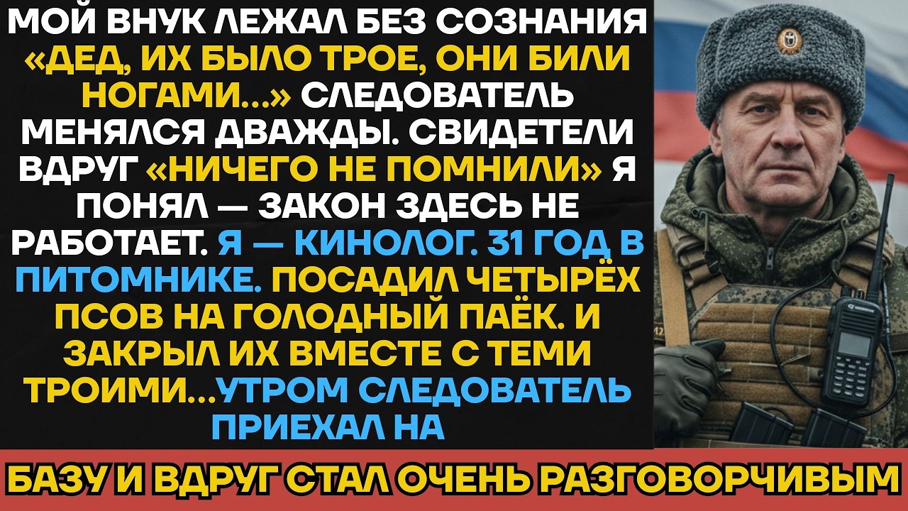 Бандиты Избили Внука Кинолога До Полусмерти. Дед Выпустил На Них Стаю Голодных Псов…