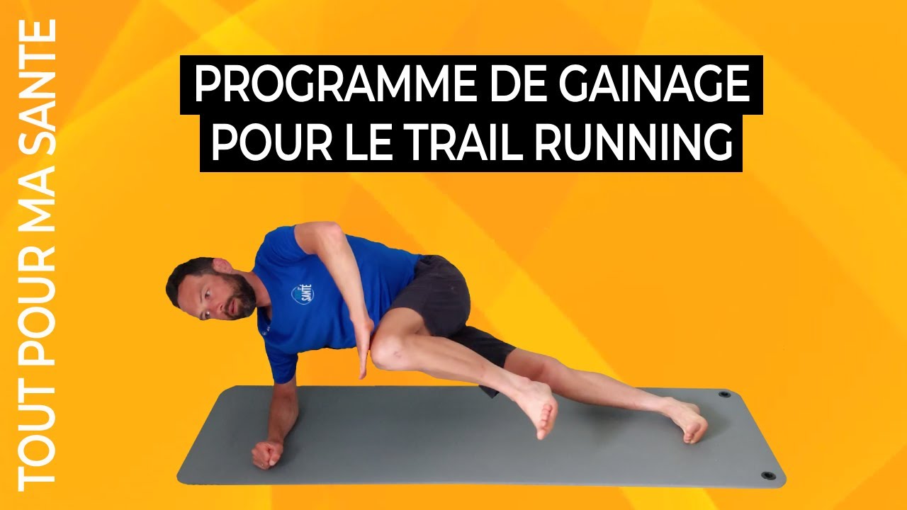 Séance de 10 exercices de gainage pour le Trail
