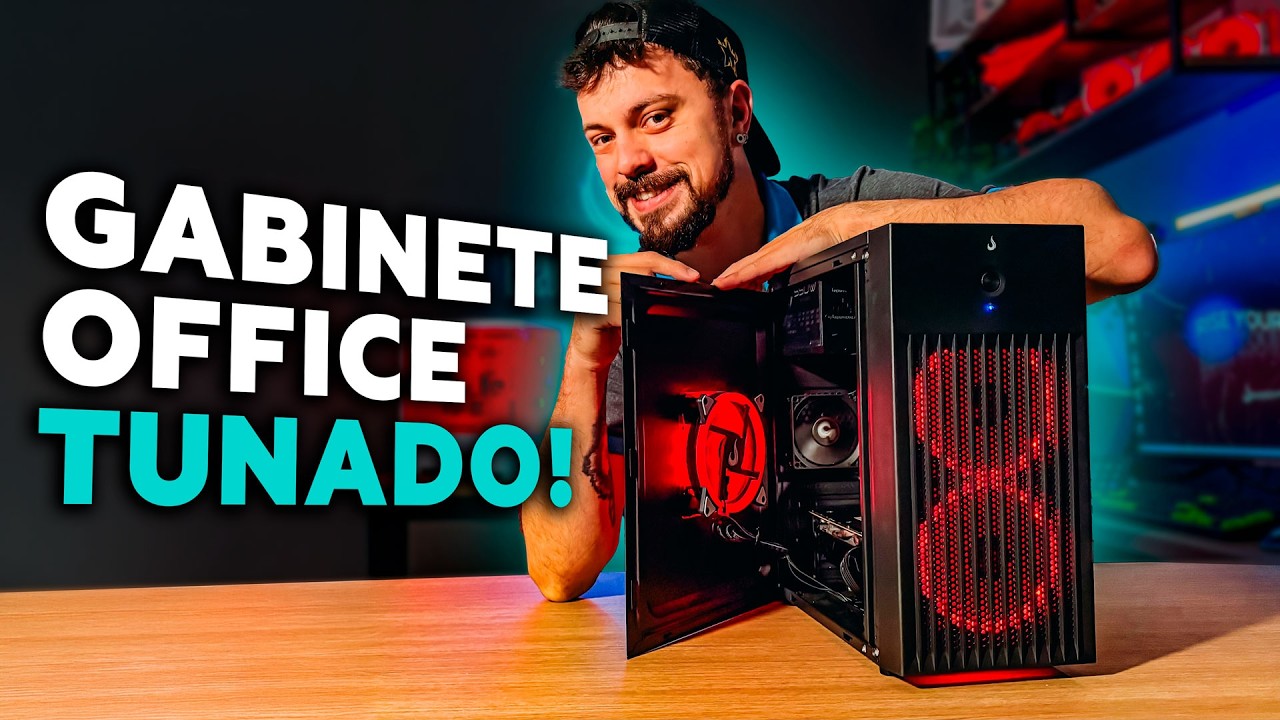 MONTAMOS UM PC GAMER NO GABINETE MAIS BARATO DA RISE MODE!