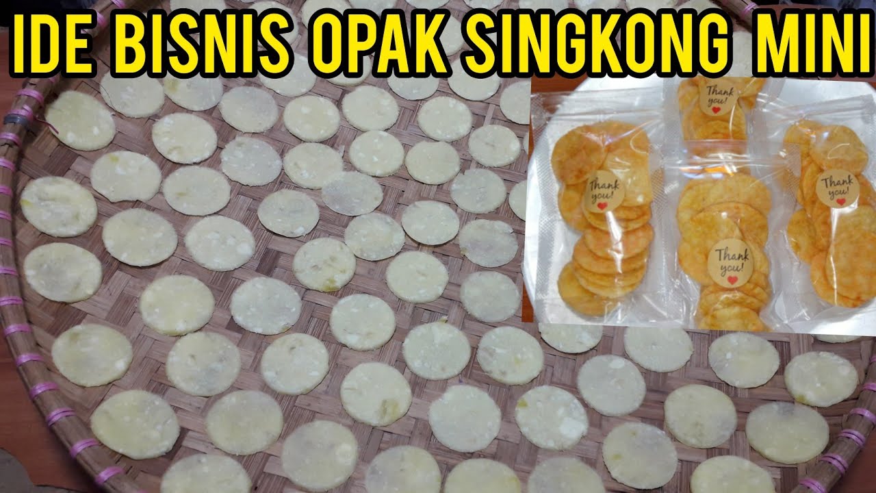 CARA MEMBUAT OPAK SINGKONG MINI ANTI GAGAL / KICIMPRING MINI / KERUPUK SINGKOMG