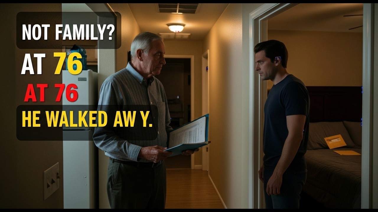 At 76, His Own Son Told Him to Stay Home… So He Did Something They Never Expected